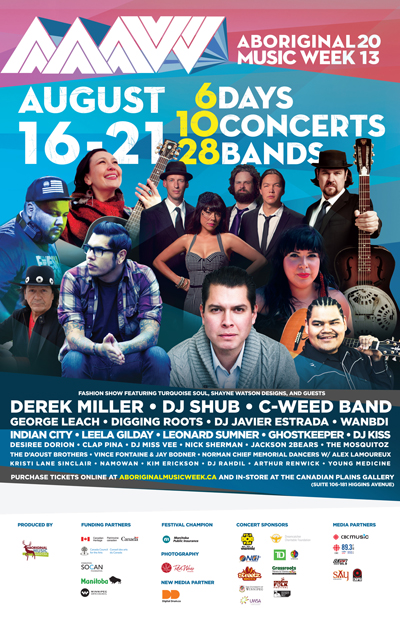 Aboriginal Music Week 2013 poster